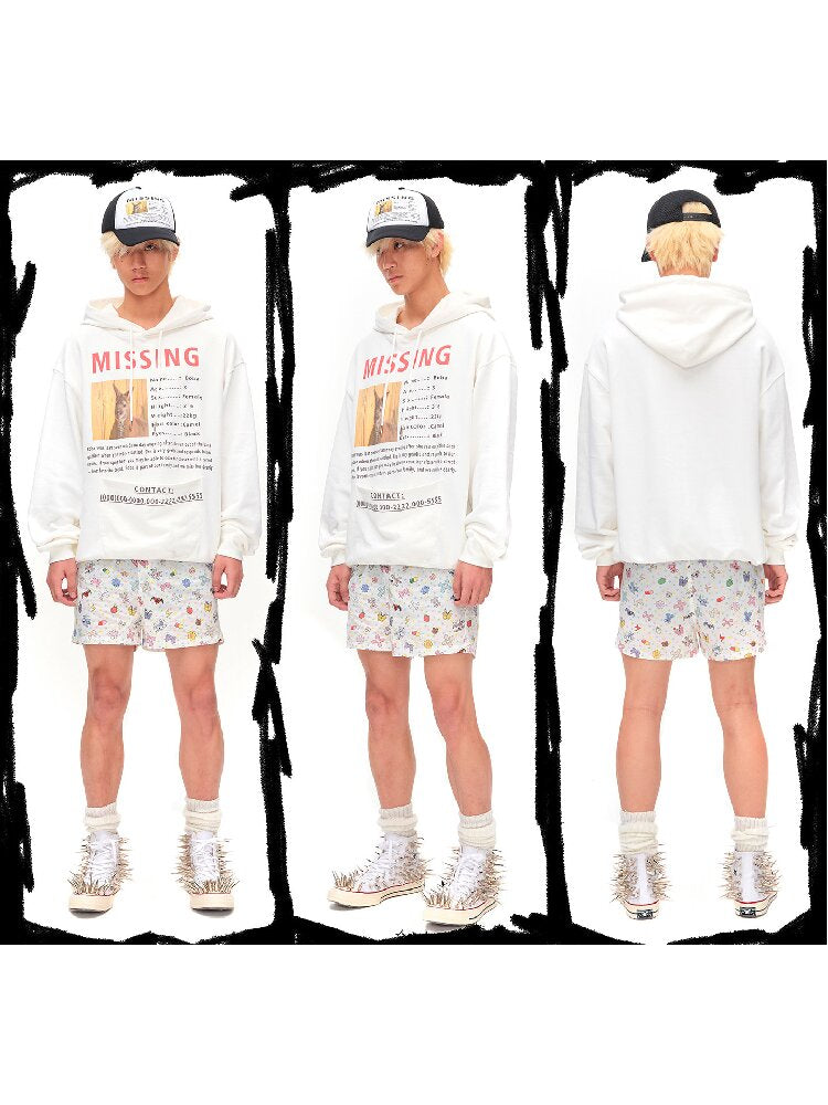 Kangaroo Notice Printed Peaked Cap【s0000016052】