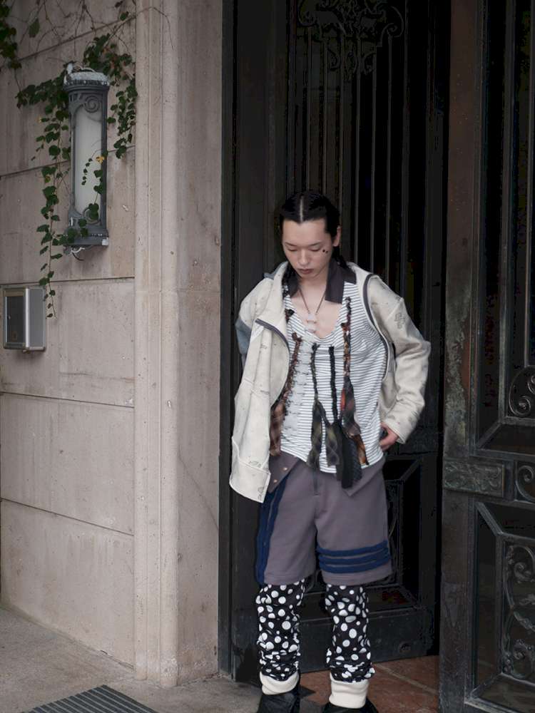 Polka Dot Fake Two Piece Trousers【s0000015151】