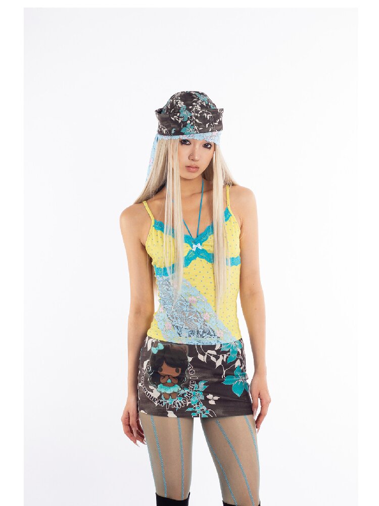 Retro Mood Cartoon Skirt Skirt【s0000018055】