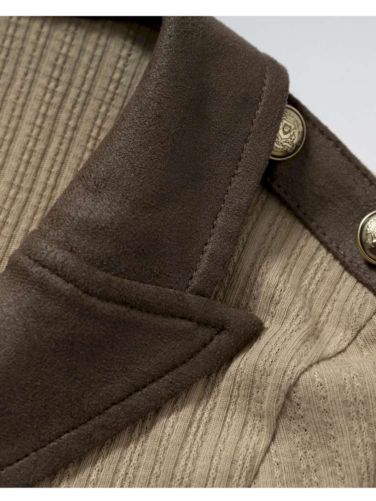 Vintage Punk Knight Slim Fit Shirt【s0000014652】