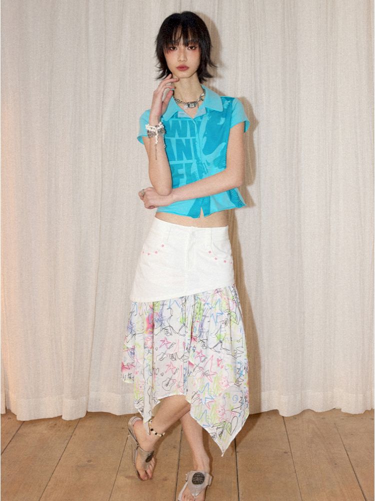 High-Waisted A-Line Skirt【s0000012957】