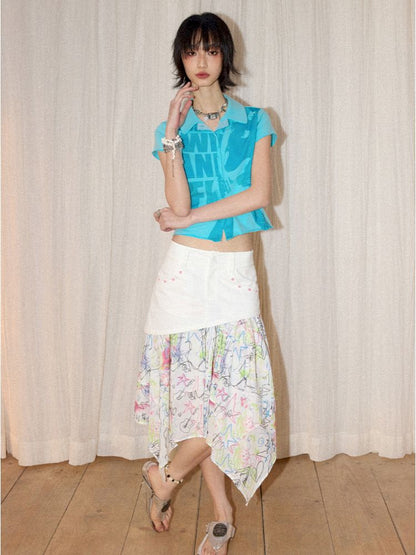 High-Waisted A-Line Skirt【s0000012957】