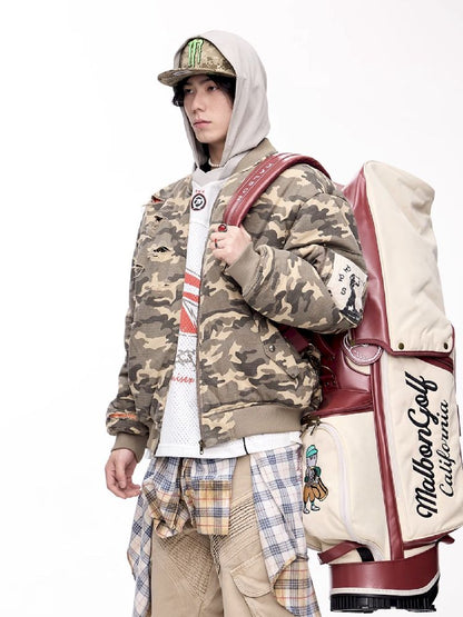 Retro Flight Baseball Jacket【s0000011352】