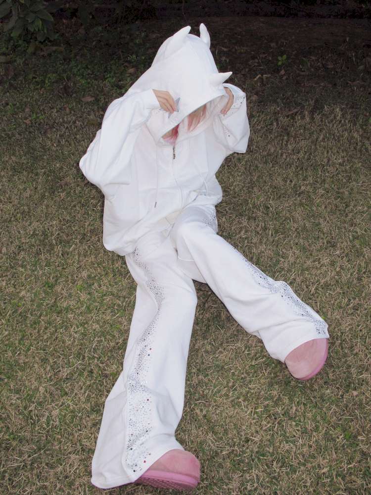 Horse Crying Unicorn Sweatpant【s0000015385】