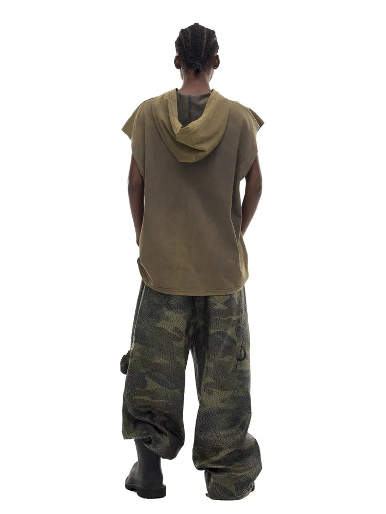 Wasteland Unisex Sleeveless Hoodie【s0000014019】