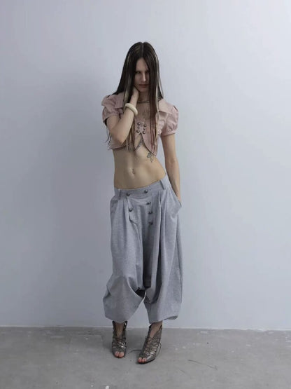 V-Neck Buckle Satin Shirt Jacket【s0000016570】