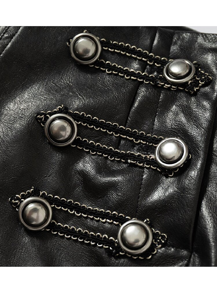 NO RCourt Punk Metal Chain Slim Shorts【s0000017236】