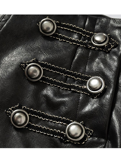 NO RCourt Punk Metal Chain Slim Shorts【s0000017236】