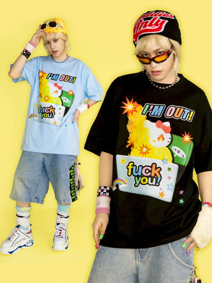 Street Hip Hop Loose T-Shirt【s0000012460】