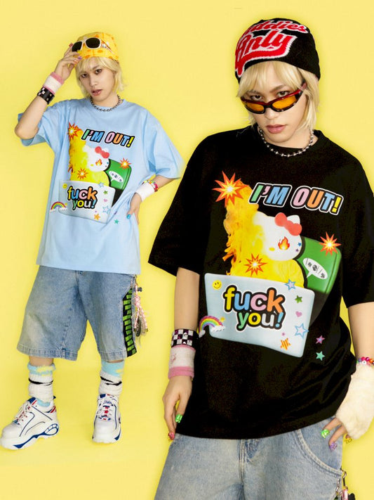 Street Hip Hop Loose T-Shirt【s0000012460】