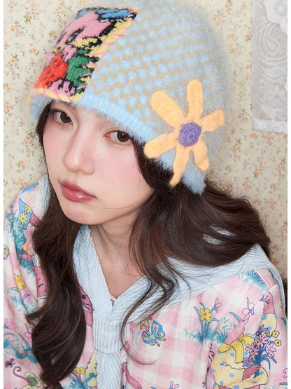 Rabbit Flower Knit Beanie【s0000014506】