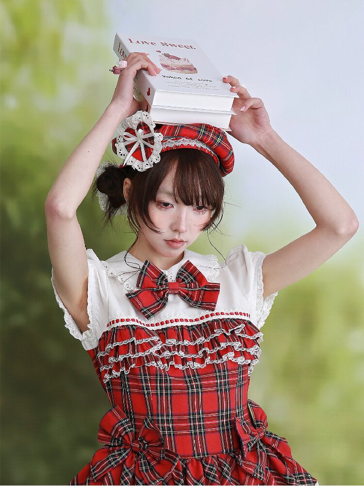 Red Vintage Antique Lolita Beret【s0000016558】