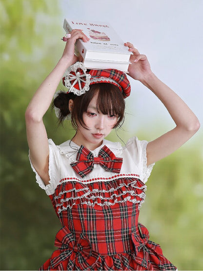 Red Vintage Antique Lolita Beret【s0000016558】