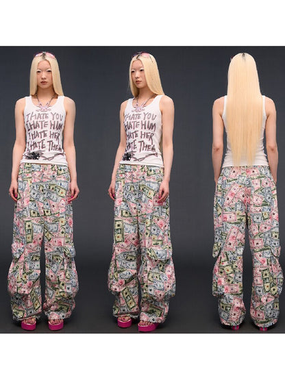 Hate Printed Vest【s0000017291】