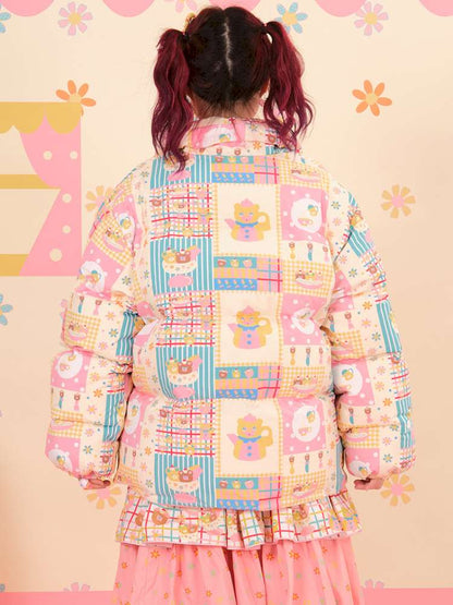 Showa Sweets House White Duck Down Jacket【s0000015167】