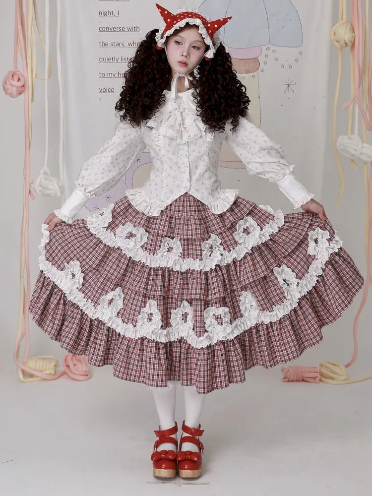Old-fashioned Lolita cute girl skirt cake skirt【s0000014102】