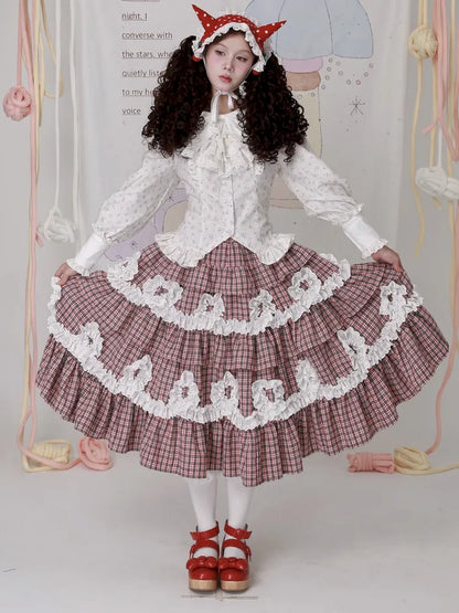 Old-fashioned Lolita cute girl skirt cake skirt【s0000014102】