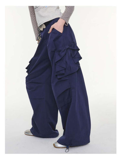 Dark Blue Functional Cargo Pants【s0000015424】