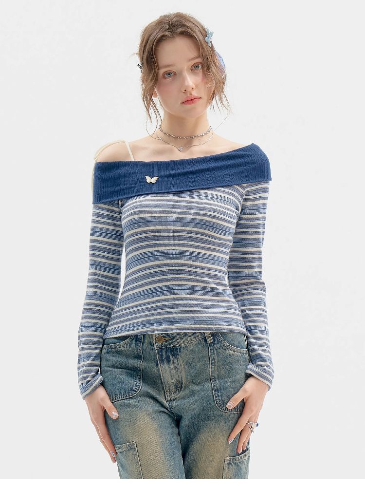 Slash Long Sleeve T-shirt【s0000011517】