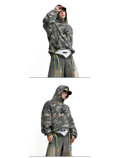 Camouflage Hooded Sweatshirt【s0000011694】