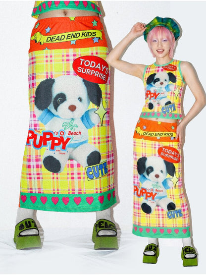 Reversible American Print Skirt【s0000016699】