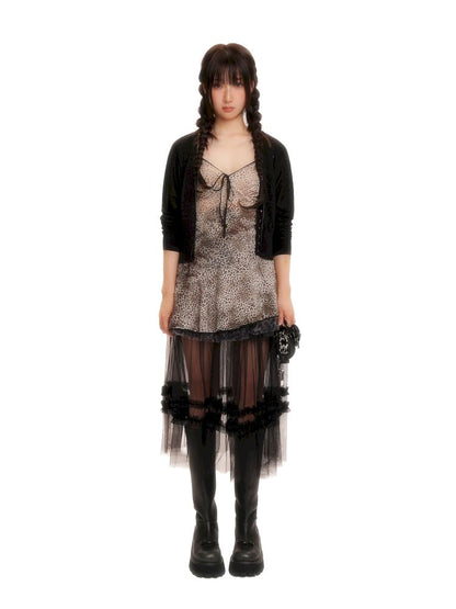 Light Sheer Mesh Half-body Skirt【s0000012516】