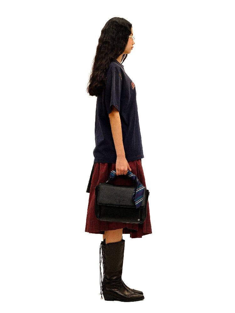 Matte Texture Embossed Briefcase【s0000016086】