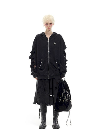 Hooded Cardigan Sweatshirt【s0000012070】