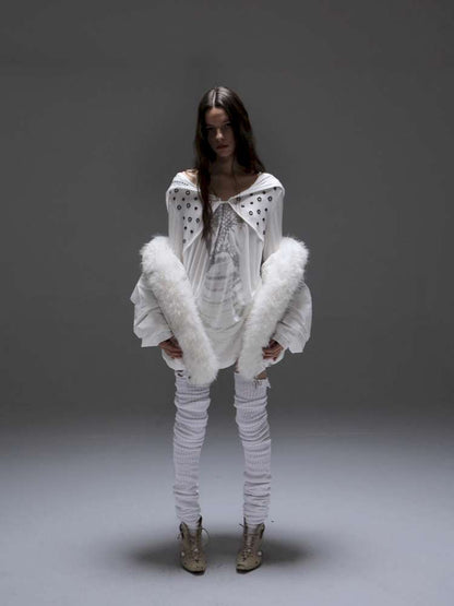 Loose Oversized Fur Collar Down Jacket【s0000014709】