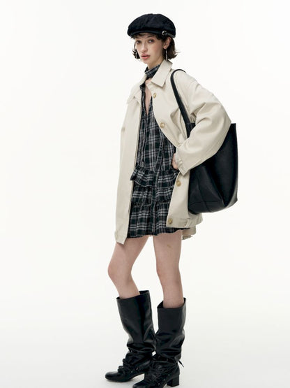 Plaid Ruffle Dress【s0000013739】