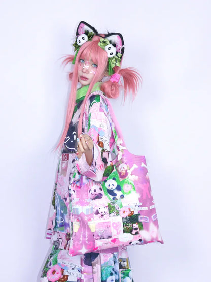 Cartoon Plush Panda Hairband Headpiece Accessory【s0000013978】