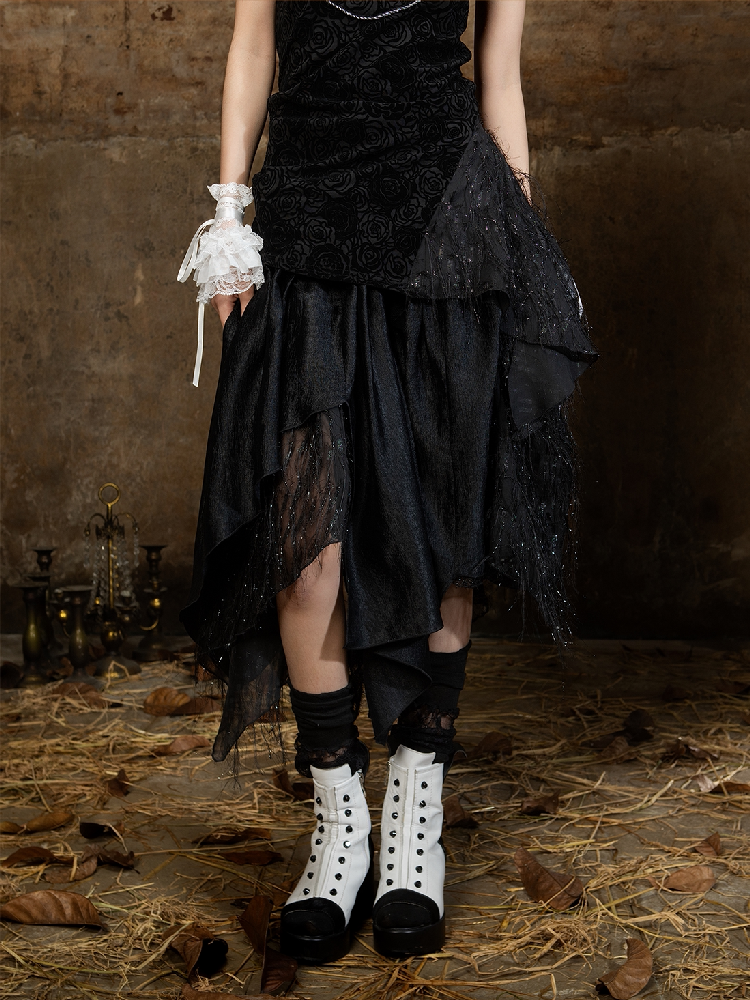 Mid Length Retro Gothic Camisole【s0000018381】