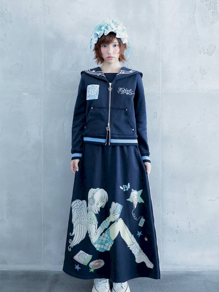 Zipper Half-Length Skirt【s0000014443】