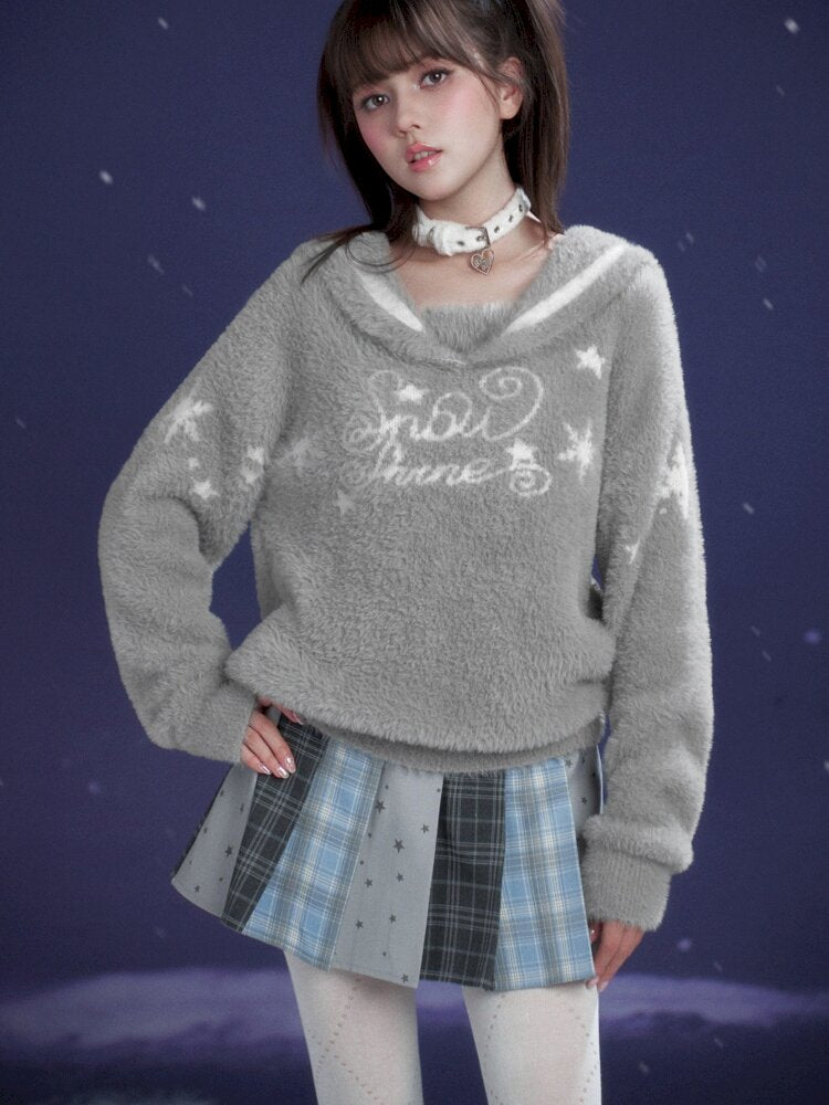 Star Gummy Splicing Pleated Skirt【s0000015438】