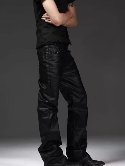Dark Cross Stitch Slimming Jeans【s0000018297】