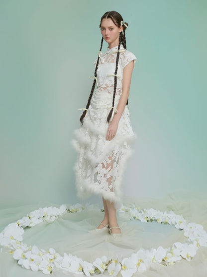 Burnt Flower Slim Temperament Set【s0000013593】