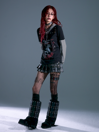 Casual Long-Sleeve T-Shirt【s0000013914】