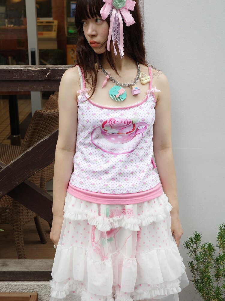 Double-Layer Tulle Short Skirt【s0000017756】
