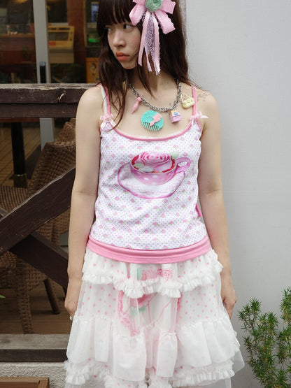 Double-Layer Tulle Short Skirt【s0000017756】