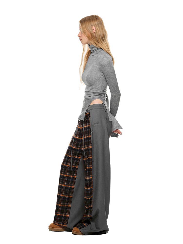 Double Waist Wide Leg Casual Pants【s0000010655】