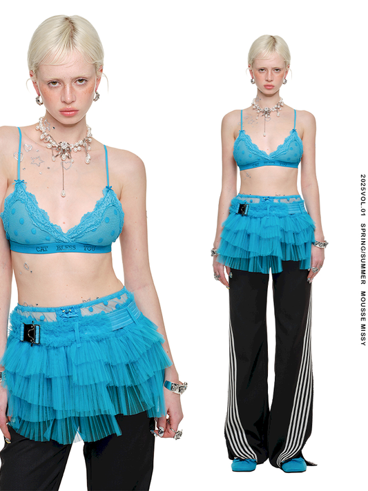 Lace Triangle Cup Corset【s0000011601】