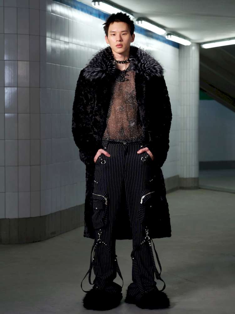 Eco Friendly Fur Panelled Coat【s0000014645】