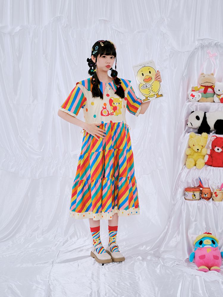 Rainbow Diary Dress【s0000009097】