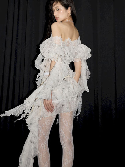 Airy Lightweight Ruffle Top【s0000013208】