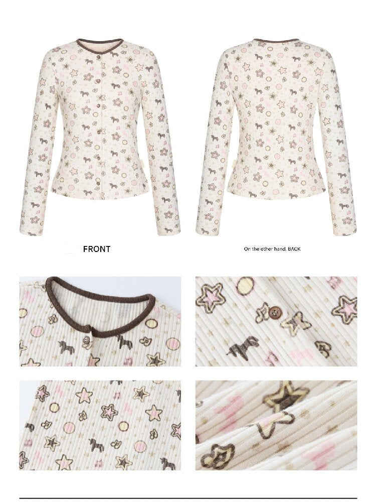 Star Polka Dot Contrasting Vest【s0000016387】