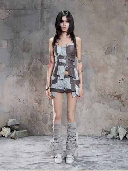 Wrinkled Personality Long Leggings【s0000014123】