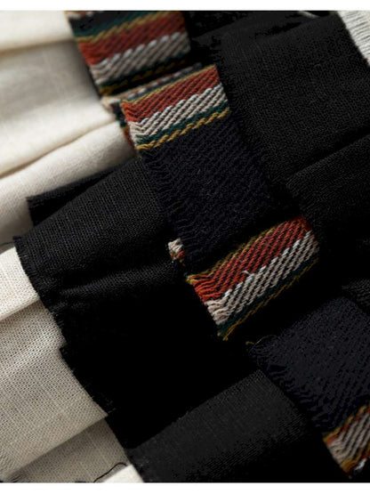 Heavy-Duty Plaid Tiered Skirt【s0000014477】