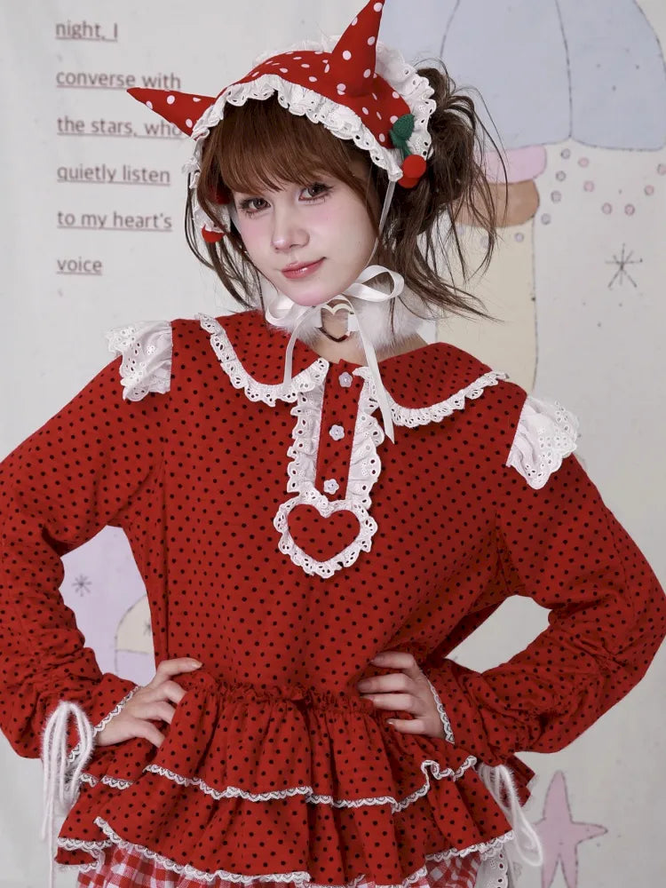 Cute Girl's Christmas Sweatshirt【s0000014108】