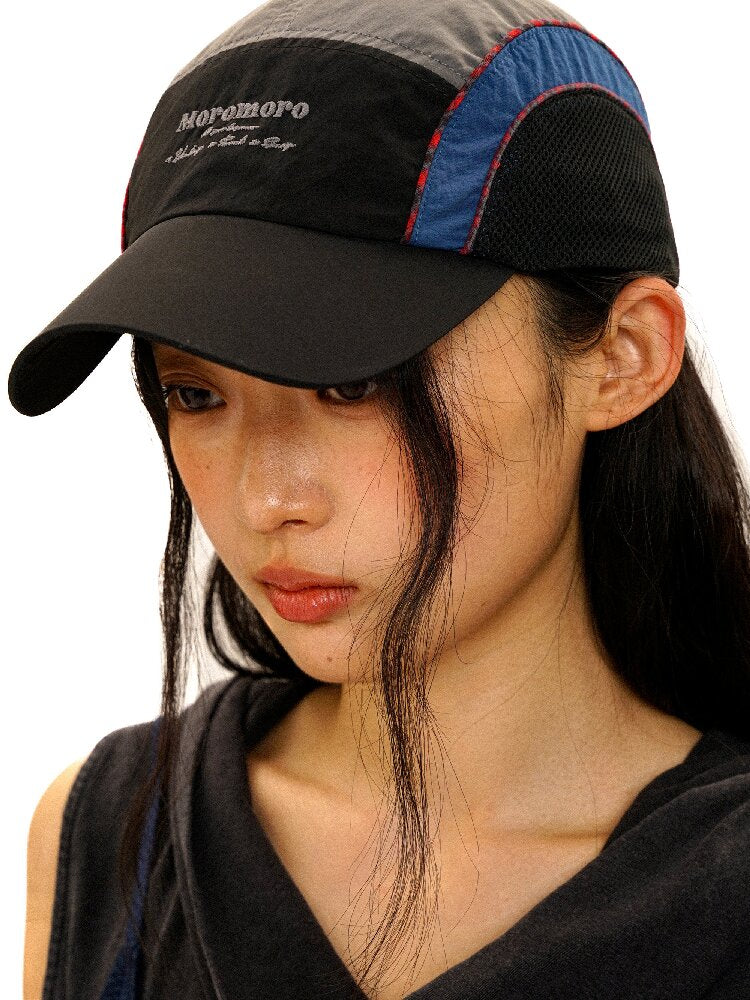 Multi-Fabric Patchwork Sports Cap【s0000017917】