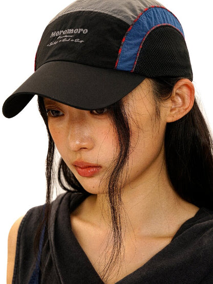 Multi-Fabric Patchwork Sports Cap【s0000017917】